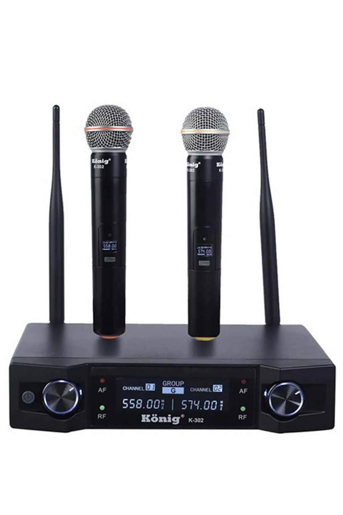 König K-302 2 EL 2 Kanal Telsiz El Mikrofon